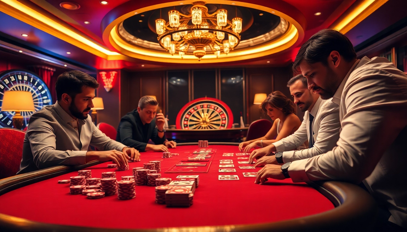 Experience the thrill of luck8 at a luxurious poker table with colorful chips and elegant cards.