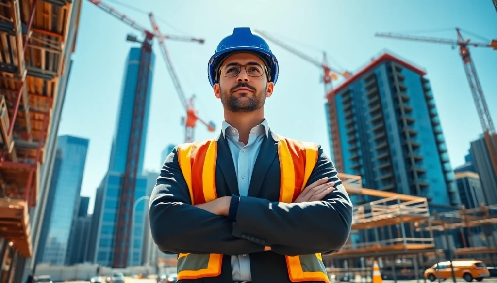 Manhattan Commercial General Contractor managing an active urban construction site with cranes.