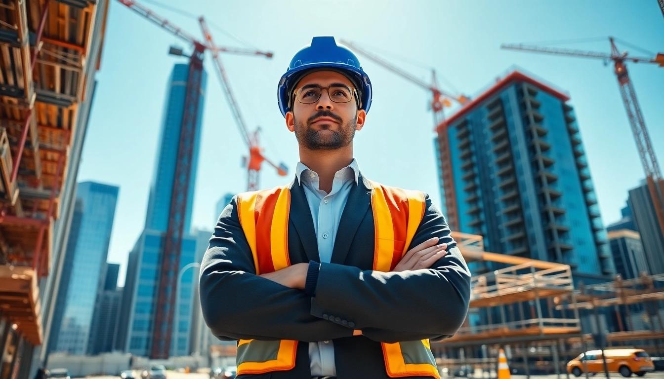 Manhattan Commercial General Contractor managing an active urban construction site with cranes.