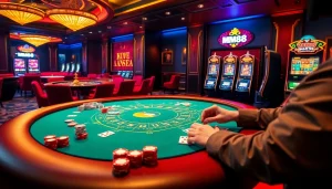 Experience thrilling gameplay at MM88's luxurious casino tables and slot machines.