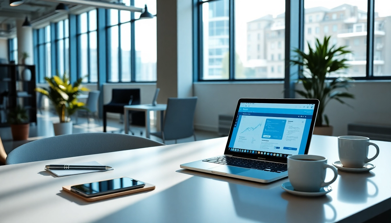 Efficient workspace showcasing WPS官网 interface on laptop for productivity.