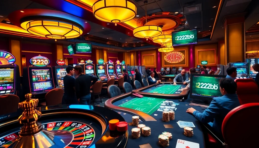 Experience the thrill of winning at 222bd with engaging table games and slot visuals.