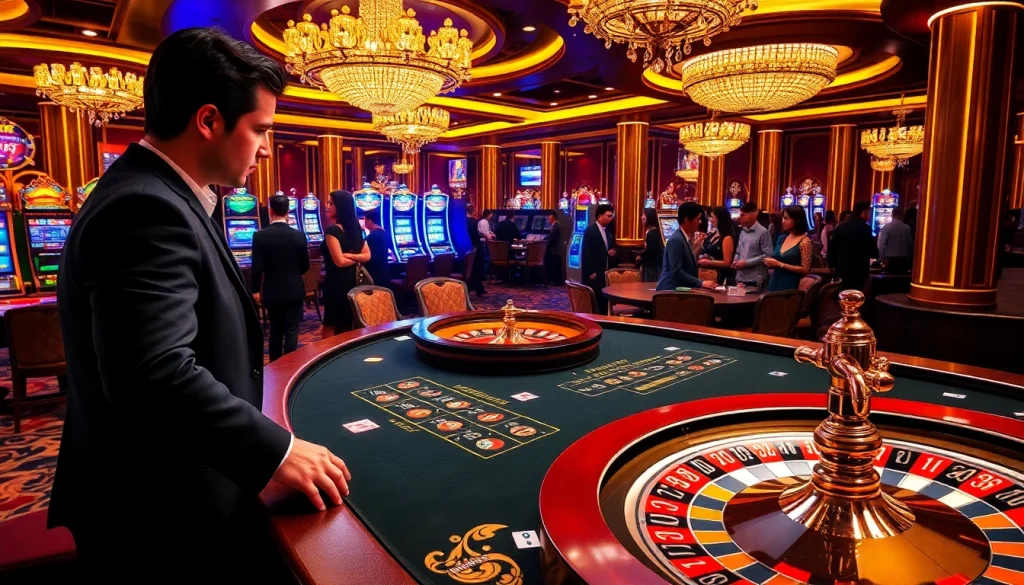 Gambling action at the tt 88 table with vibrant poker chips and elegant casino atmosphere.