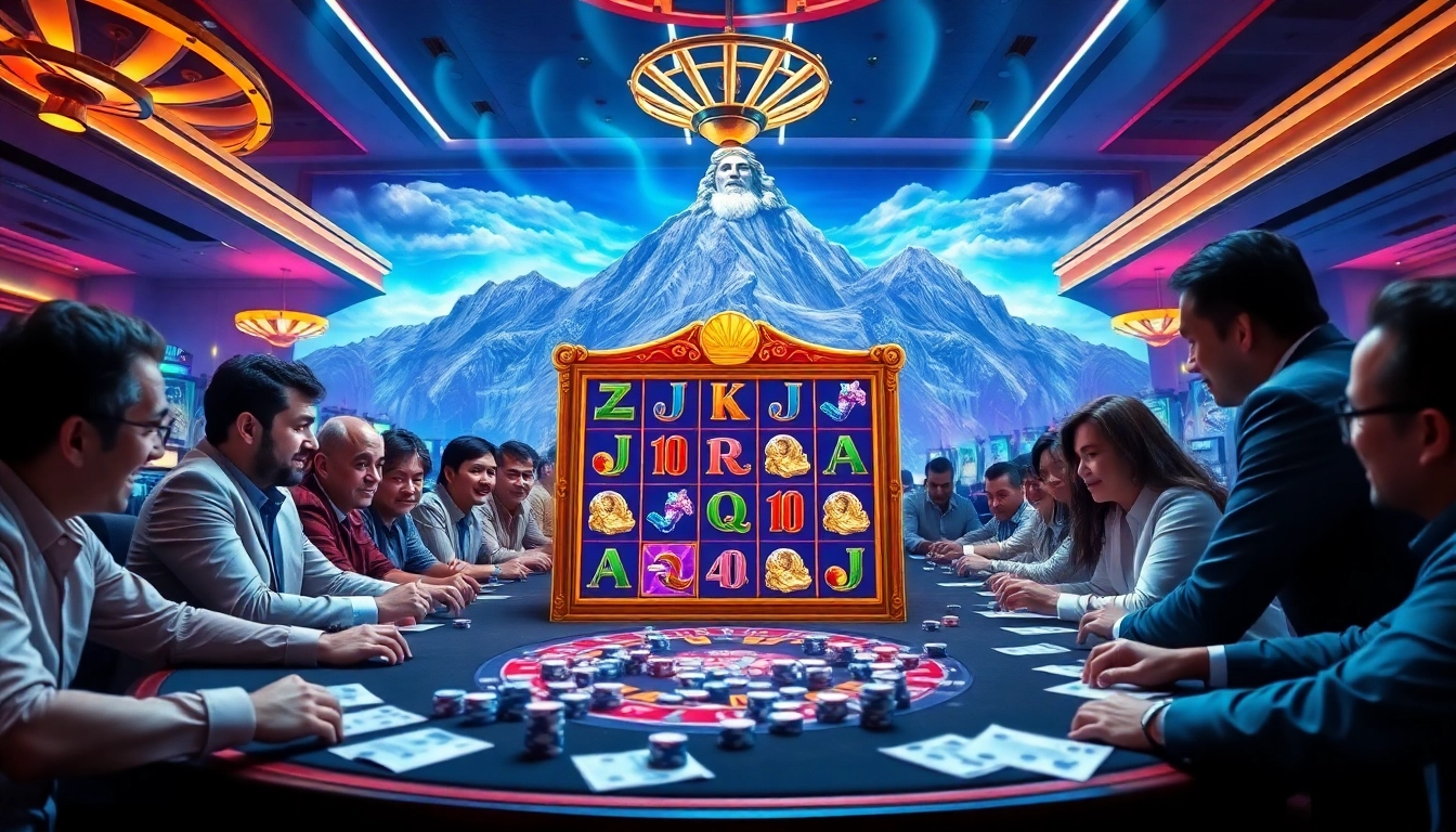 Rasakan pengalaman Olympus slot yang seru di tengah atmosfer kasino yang hidup.