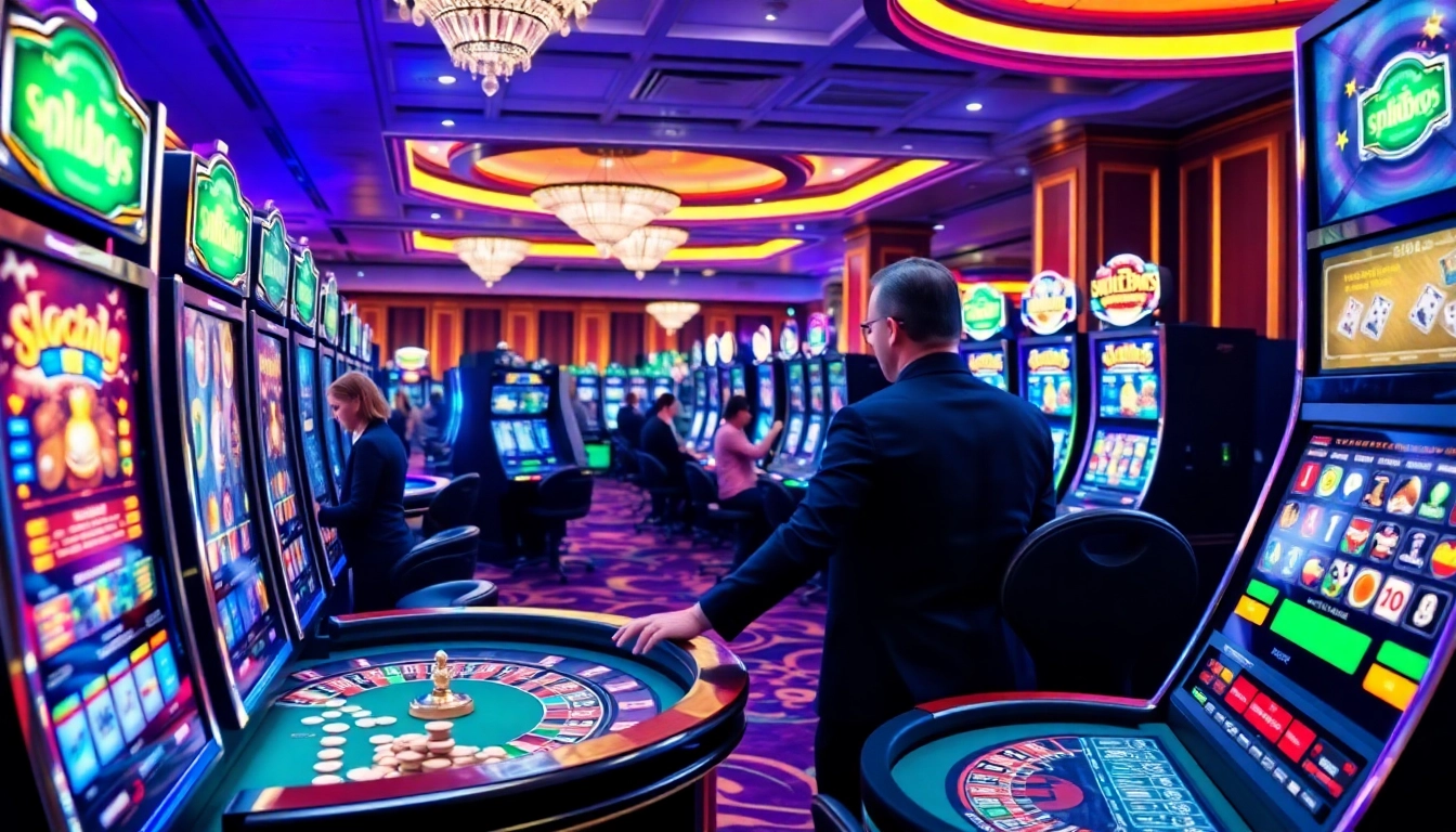 Experience the thrill of winning at slo365's vibrant slot machines and live gaming tables.