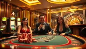 Experience sbobet with thrilling online betting at a luxurious casino table.