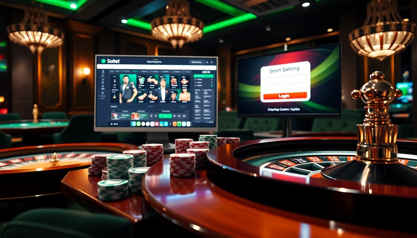 Experience sbobet online gambling with an exciting poker table and vibrant betting interface.