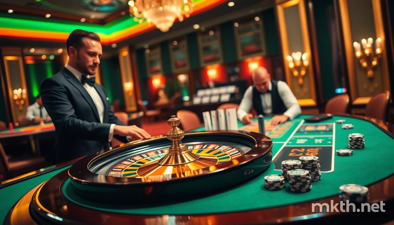 Experience thrilling gaming moments at mk8th.net with professional croupiers and vibrant casino elements.