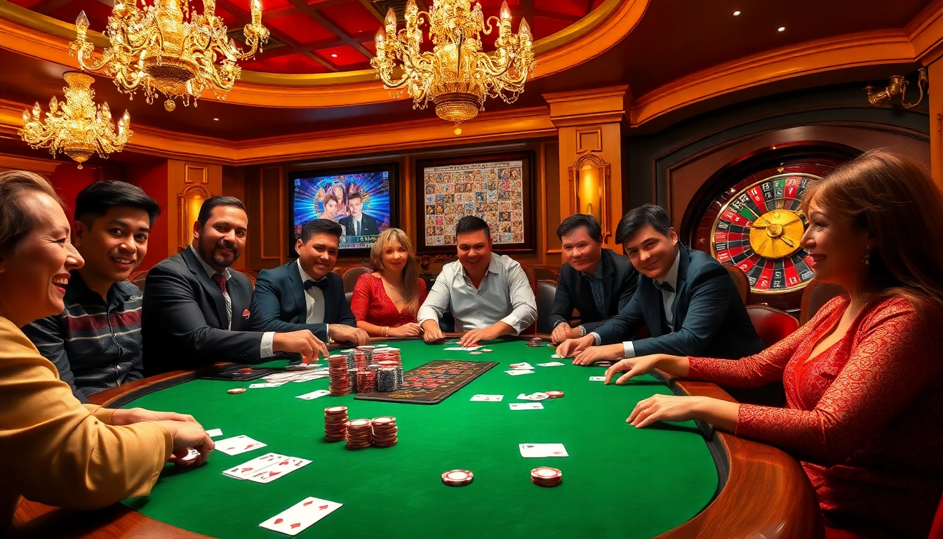 A thrilling poker game in an upscale casino setting related to hidden wiki 2.