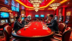 Lifting the stakes at luongson171tv with thrilling poker action and vibrant casino ambience.