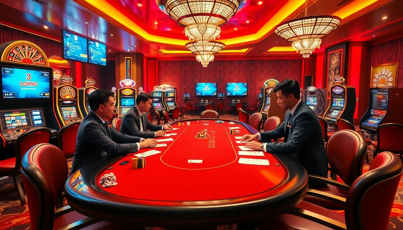 Lifting the stakes at luongson171tv with thrilling poker action and vibrant casino ambience.