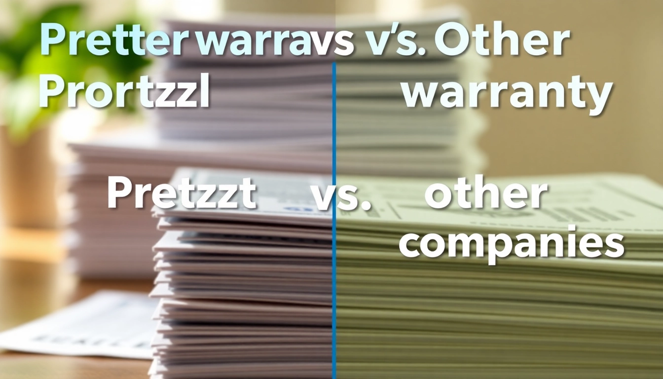 Evaluate Pretzel warranty vs other warranty companies highlighting key differences.