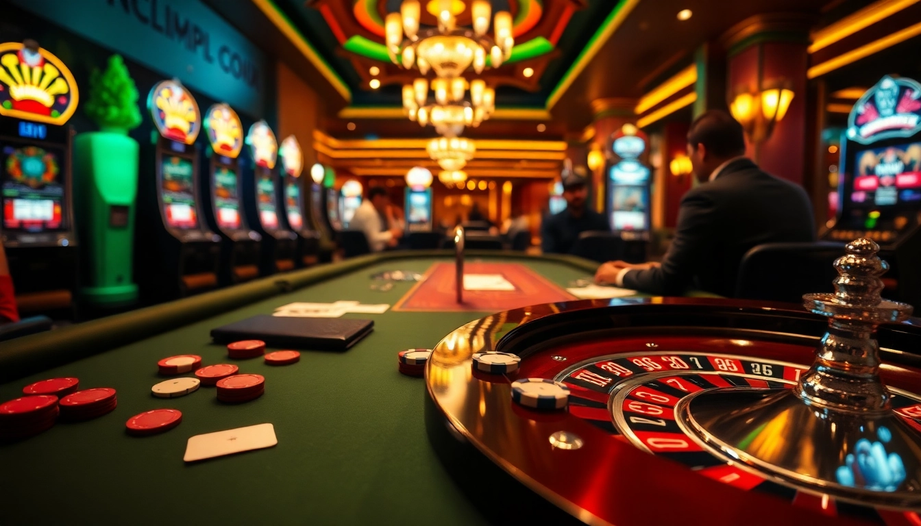 Engage in thrilling casino gaming action showcasing the hidden wiki in a luxurious setting.