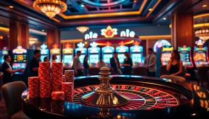 Experience the thrill of winning at 555win with vibrant roulette and slot machines.