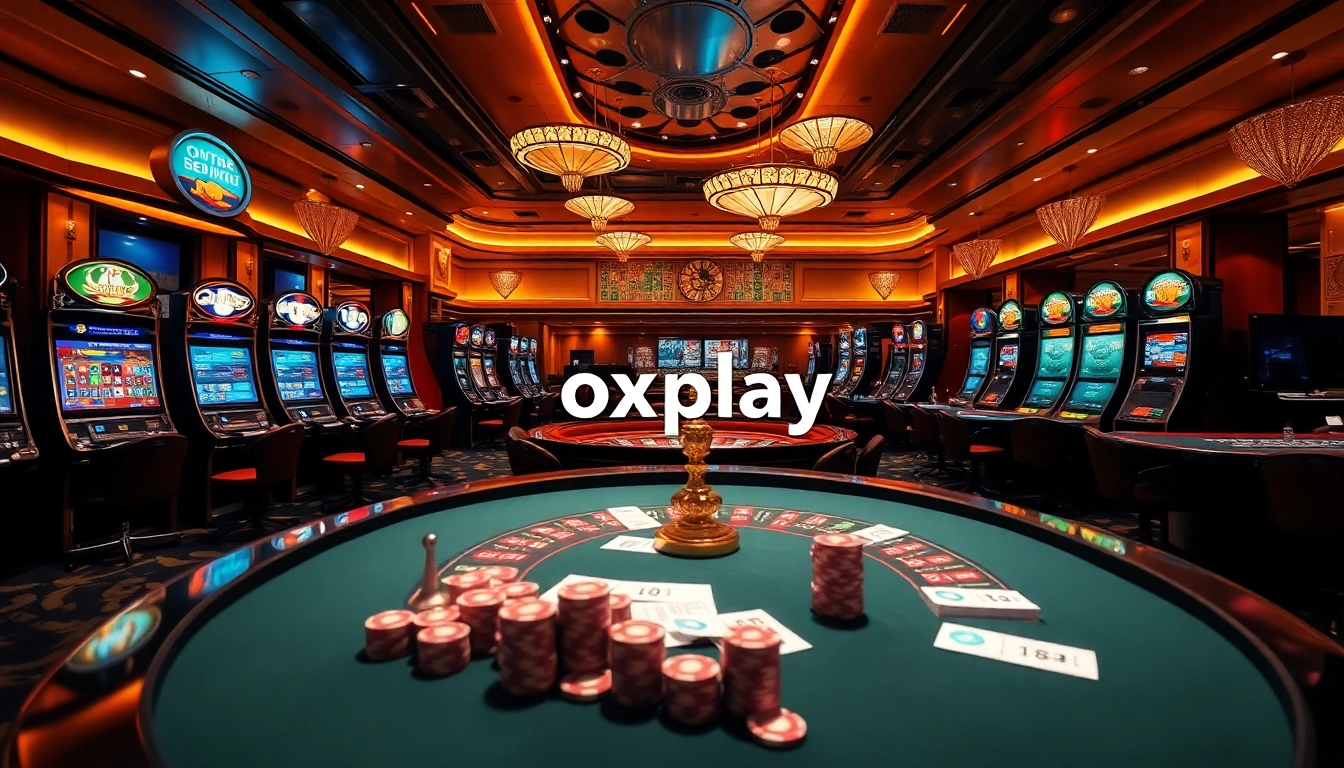 Experience the thrill of oxplay casino games with dazzling slots and vibrant betting activities.