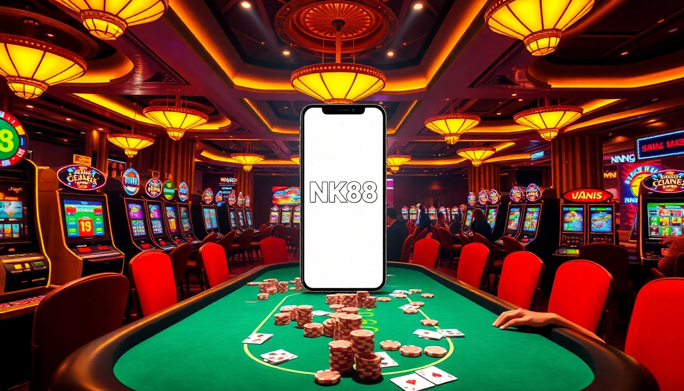 Experience thrilling gameplay and betting excitement at https://nk88.sa.com/ with vibrant casino visuals.