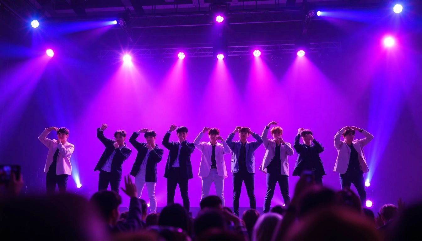 Capture BTS members in action, reflecting the latest bts news updates through their vibrant performance.