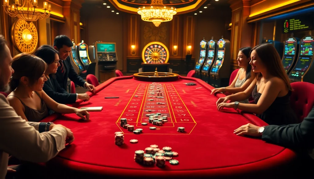 Exciting casino scene highlighting gambling strategies in the hidden wiki.