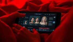 NSFW AI image generator showcasing customizable avatars in a cozy, tech-savvy setting.