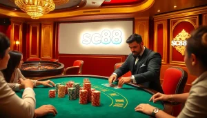 Gamble luxuriously at the casino table while enjoying exciting games at https:/sc88.bz/.