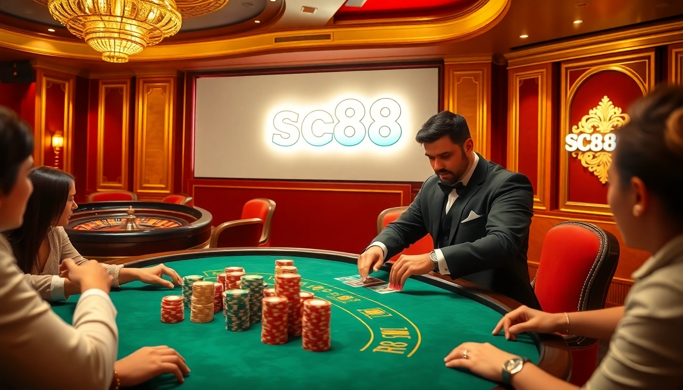 Gamble luxuriously at the casino table while enjoying exciting games at https:/sc88.bz/.