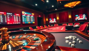 Experience the thrill of a k9k9 casino with vibrant roulette and exciting poker action.