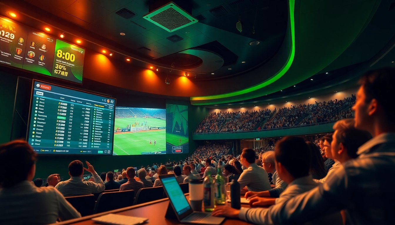 Live football betting excitement at keonhacai.gold with digital odds and enthusiastic fans.