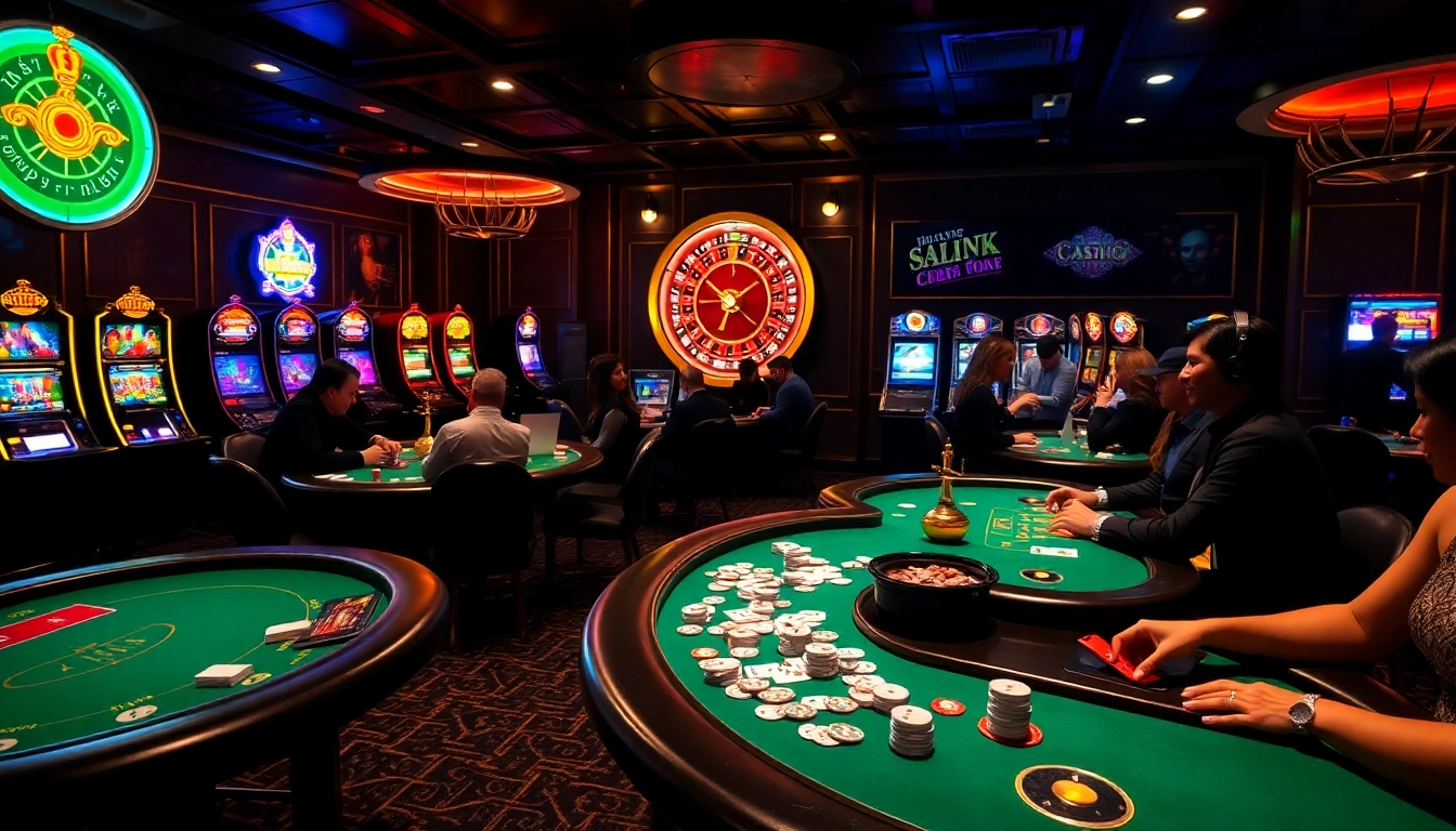 Découvrez l'excitation du casino en ligne avec des jeux de poker palpitants et des machines à sous vibrantes.