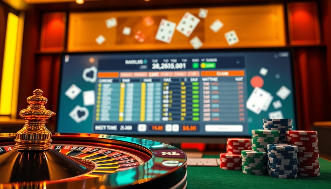 Experience the thrill of gambling with a luxurious casino setup at https://28bet.run/ featuring roulette and poker chips.