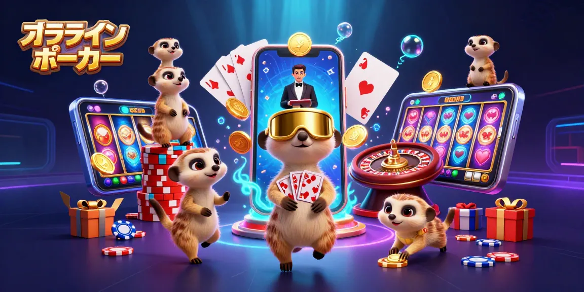 オンラインポーカーで楽しむメカラットとカジノゲームが彩られたシーン