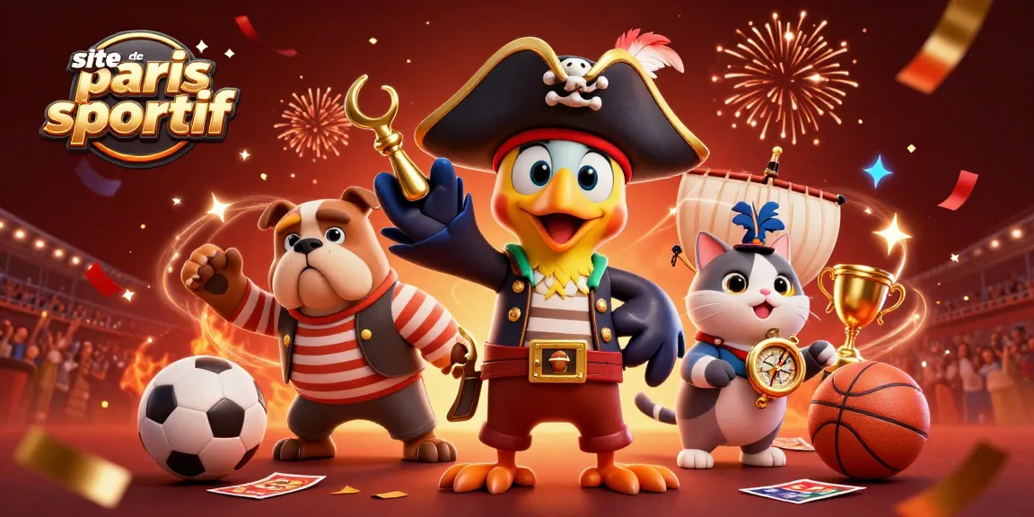 Pariez maintenant sur un site de paris sportif avec des personnages animés dynamiques et des éléments de jeu.