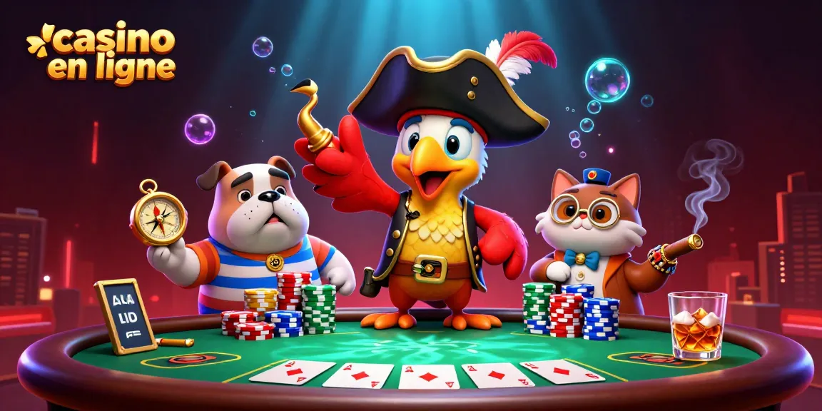 Plongez dans l'univers du casino en ligne avec ce navire de pirates et des jeux de cartes exaltants.